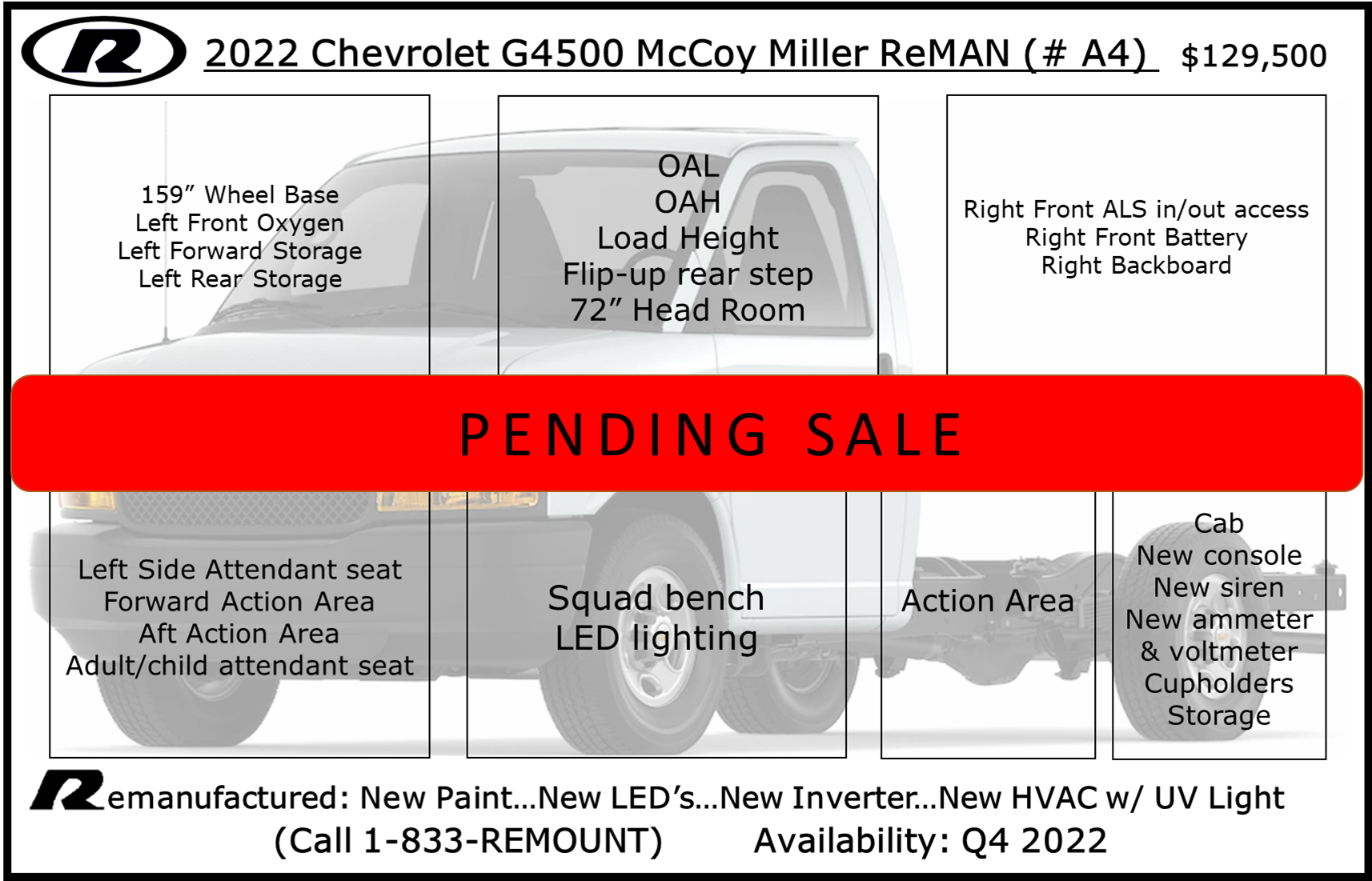 a4 pending sale